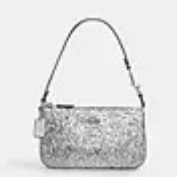 Coach Nolita 19 in Silver Glitter CP478 - Picture 3 of 6